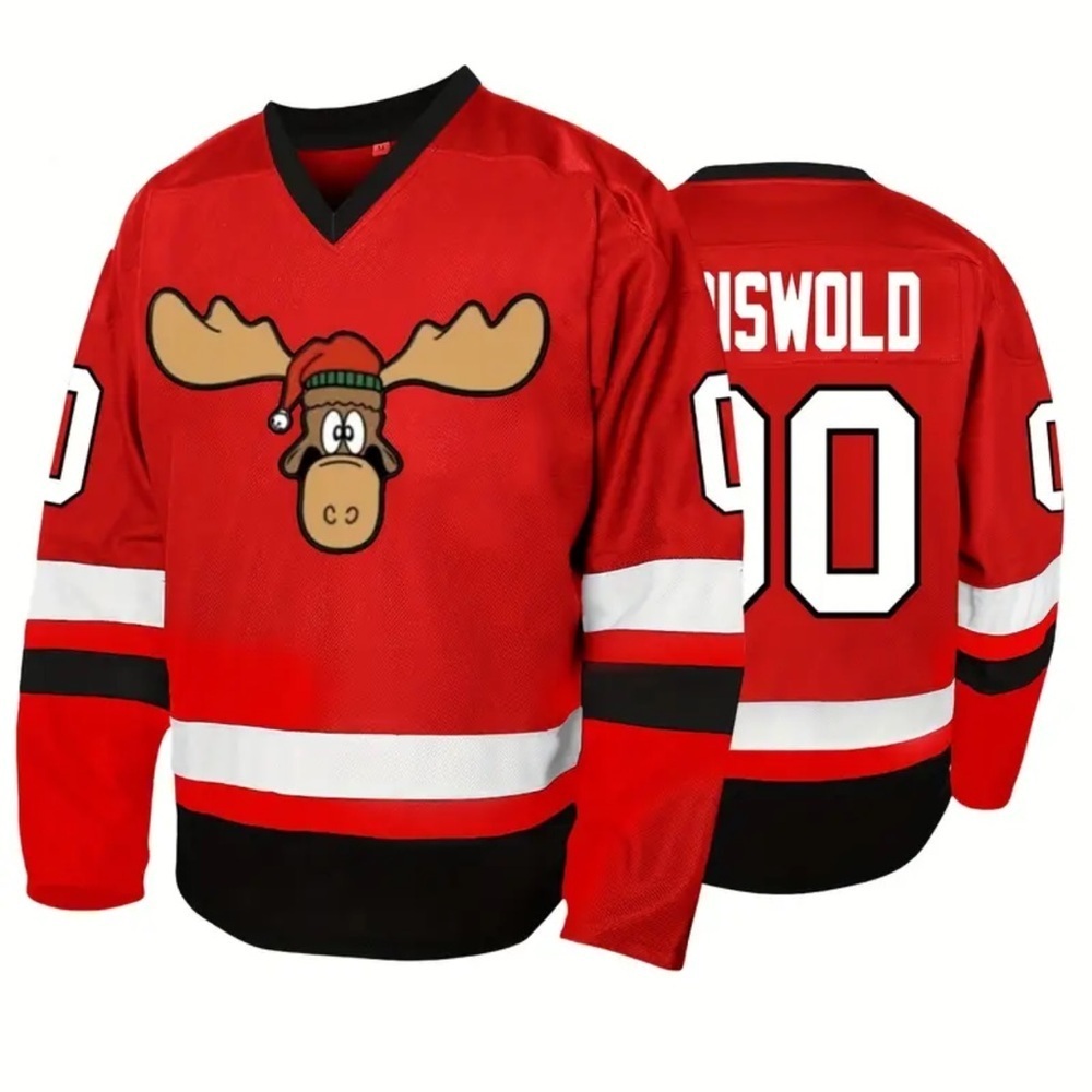 Men's “Christmas Vacation” Inspired Red Hockey Jersey - Size XL - NWT